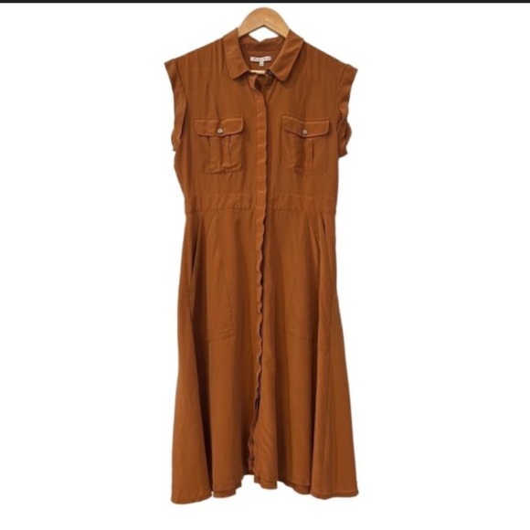 Madewell Dresses & Skirts - Madewell Broadway & Broome Sleeveless Button Down Collared Dress